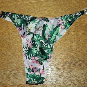 Victoria's Secret "Very Sexy" Faux-Gold and Jewel Thong in Tropical.